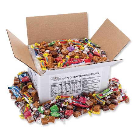 OFFICE SNAX. Candy Assortments, Soft and Chewy Candy Mix, 5 lb Carton 00656